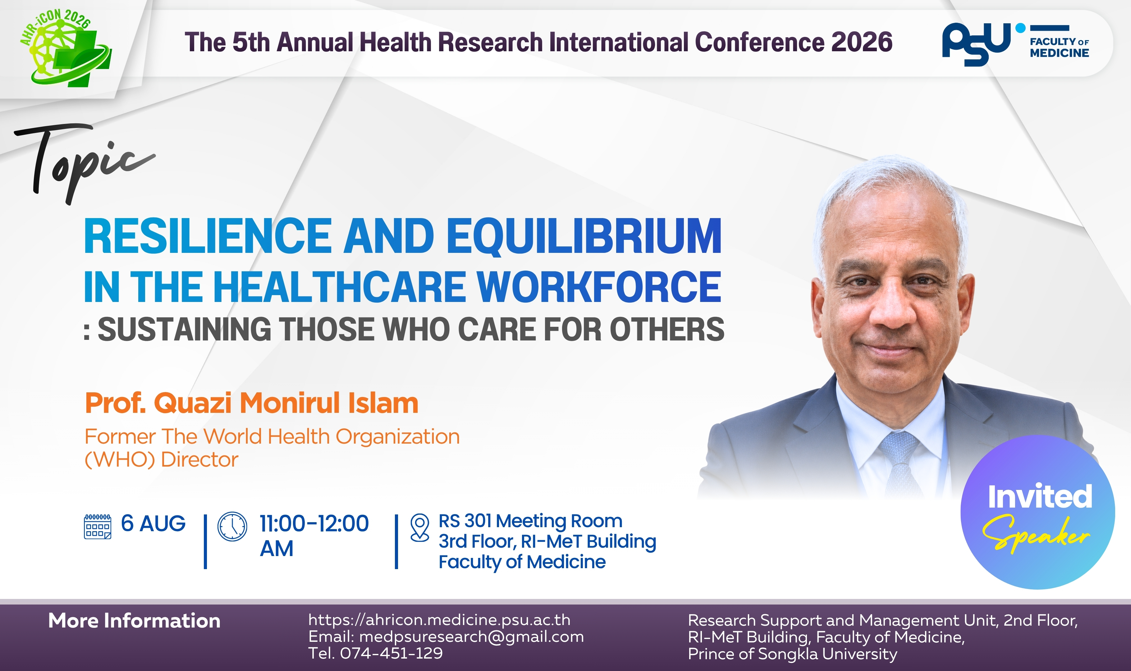 Invited session by Prof. Quazi Monirul Islam